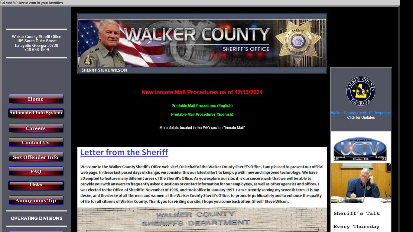 Walker County Sheriff